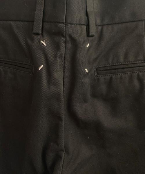 Maison Margiela（メゾンマルジェラ）Maison Margiela (メゾンマルジェラ) コットンパンツ ブラック サイズ:48の古着・服飾アイテム
