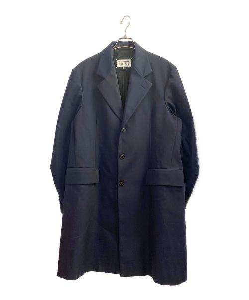Maison Margiela（メゾンマルジェラ）Maison Margiela (メゾンマルジェラ) チェスターコート ネイビー サイズ:50の古着・服飾アイテム