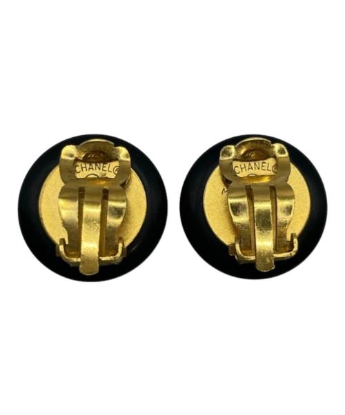 CHANEL（シャネル）CHANEL (シャネル) ココマークイヤリング ブラック×ホワイトの古着・服飾アイテム