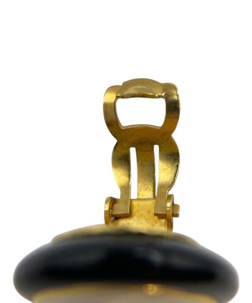 CHANEL（シャネル）CHANEL (シャネル) ココマークイヤリング ブラック×ホワイトの古着・服飾アイテム