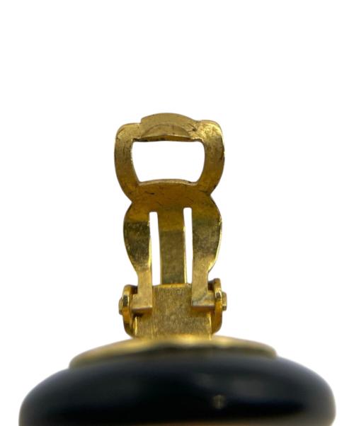 CHANEL（シャネル）CHANEL (シャネル) ココマークイヤリング ブラック×ホワイトの古着・服飾アイテム