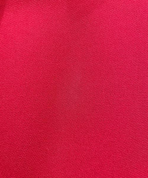 MaxMara（マックスマーラ）MaxMara (マックスマーラ) テーラードカラー ガウン ロング コート レッド サイズ:38の古着・服飾アイテム