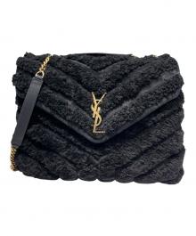 Saint Laurent Paris（サンローランパリ）の古着「ルルファー チェーンショルダーバッグ」｜ブラック