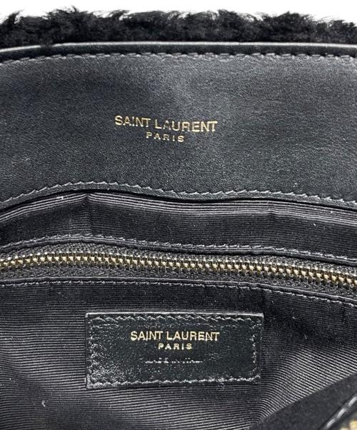 Saint Laurent Paris（サンローランパリ）Saint Laurent Paris (サンローランパリ) ルルファー チェーンショルダーバッグ ブラックの古着・服飾アイテム
