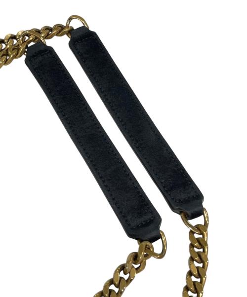 Saint Laurent Paris（サンローランパリ）Saint Laurent Paris (サンローランパリ) ルルファー チェーンショルダーバッグ ブラックの古着・服飾アイテム