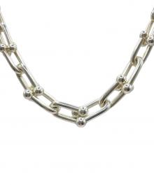 TIFFANY & Co.（ティファニー）の古着「グラジュエイテッドリンクネックレス」｜シルバー