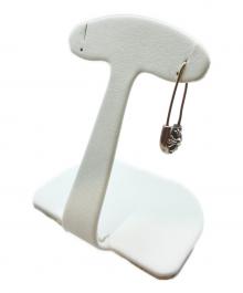 CHROME HEARTS（クロムハーツ）の古着「Safety Pin CH Plus Small Earring/セーフティーピンCHプラススモールピアス」｜シルバー