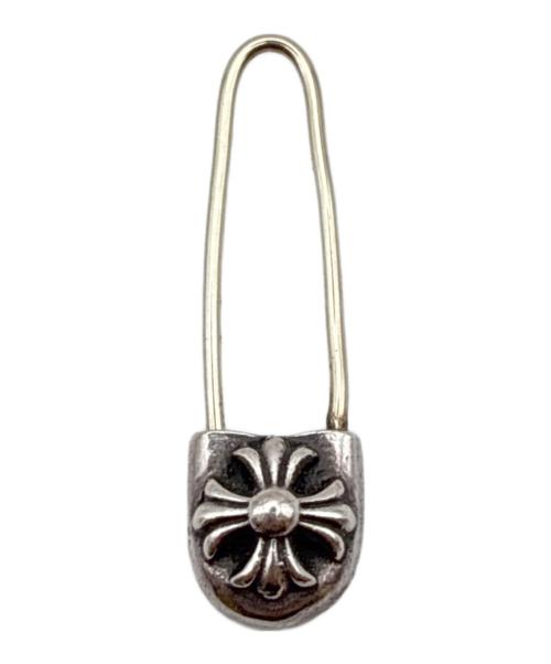 CHROME HEARTS（クロムハーツ）CHROME HEARTS (クロムハーツ) Safety Pin CH Plus Small Earring/セーフティーピンCHプラススモールピアス シルバーの古着・服飾アイテム