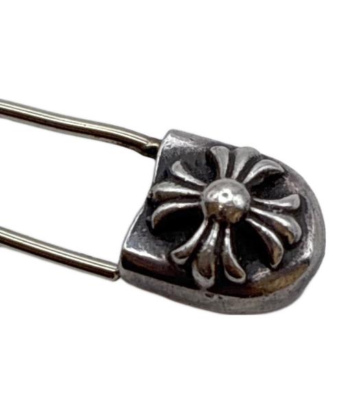 CHROME HEARTS（クロムハーツ）CHROME HEARTS (クロムハーツ) Safety Pin CH Plus Small Earring/セーフティーピンCHプラススモールピアス シルバーの古着・服飾アイテム