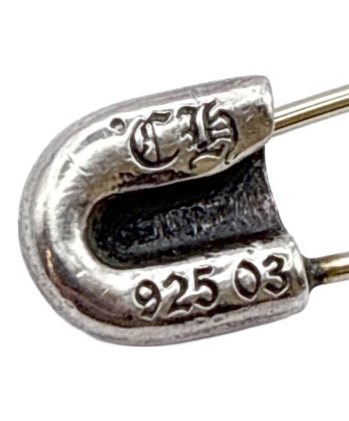 CHROME HEARTS（クロムハーツ）CHROME HEARTS (クロムハーツ) セーフティーピンCHプラススモールピアス シルバーの古着・服飾アイテム