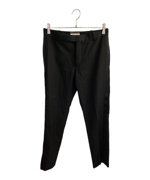 Saint Laurent Paris（サンローランパリ）Saint Laurent Paris (サンローランパリ) スモーキングパンツ ブラック サイズ:44の古着・服飾アイテム