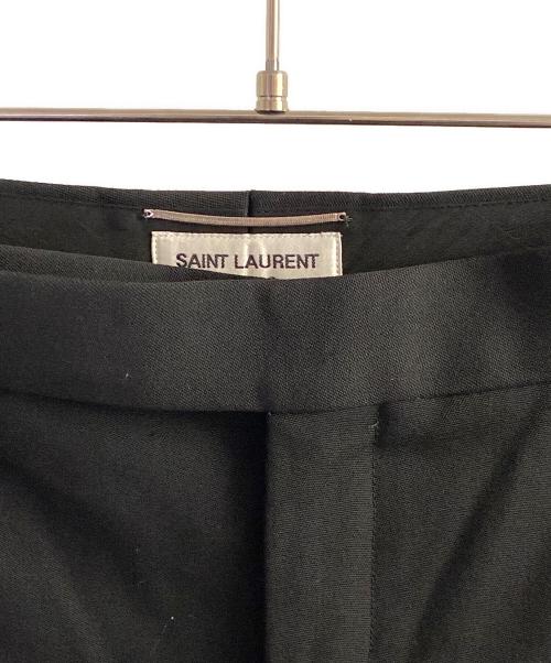 Saint Laurent Paris（サンローランパリ）Saint Laurent Paris (サンローランパリ) スモーキングパンツ ブラック サイズ:44の古着・服飾アイテム
