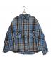 SAINT MICHAEL（セントマイケル）の古着「FRANNEL SHIRT」｜ブルー