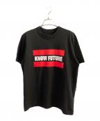 sacaiサカイ）の古着「KNOW FUTURE T-Shirt」｜ブラック