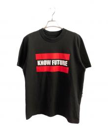 sacai（サカイ）の古着「KNOW FUTURE T-Shirt」｜ブラック