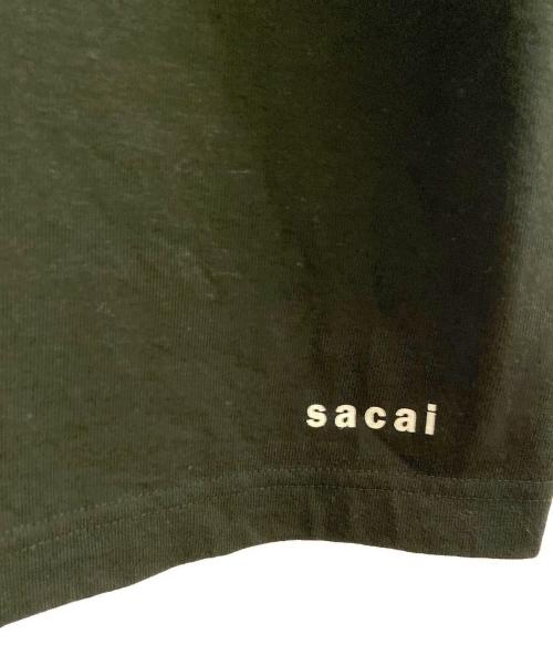 sacai（サカイ）sacai (サカイ) KNOW FUTURE T-Shirt ブラック サイズ:2の古着・服飾アイテム
