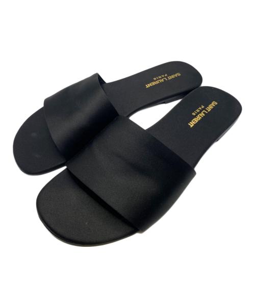 Saint Laurent Paris（サンローランパリ）Saint Laurent Paris (サンローランパリ) テイル 05 スライド サンダル ブラック サイズ:43の古着・服飾アイテム