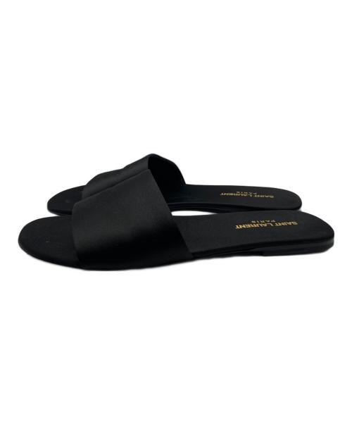 Saint Laurent Paris（サンローランパリ）Saint Laurent Paris (サンローランパリ) テイル 05 スライド サンダル ブラック サイズ:43の古着・服飾アイテム