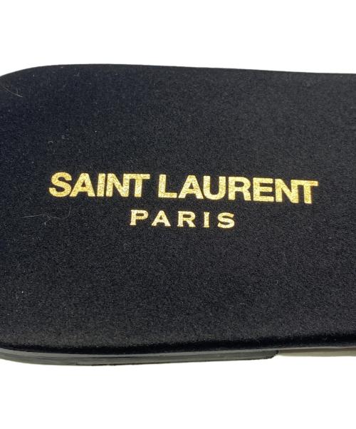 Saint Laurent Paris（サンローランパリ）Saint Laurent Paris (サンローランパリ) テイル 05 スライド サンダル ブラック サイズ:43の古着・服飾アイテム
