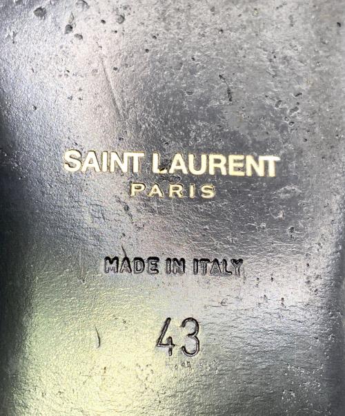 Saint Laurent Paris（サンローランパリ）Saint Laurent Paris (サンローランパリ) テイル 05 スライド サンダル ブラック サイズ:43の古着・服飾アイテム