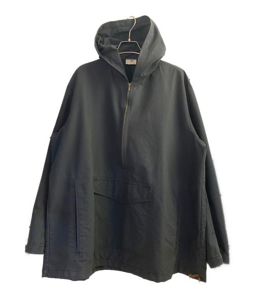 DRIES VAN NOTEN（ドリスヴァンノッテン）DRIES VAN NOTEN (ドリスヴァンノッテン) High-Density Cotton Anorak ネイビー サイズ:48の古着・服飾アイテム