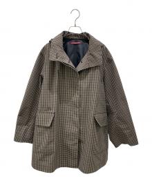 Comptoir des Cotonniers（コントワー・デ・コトニエ）の古着「ブロックテックコート」｜ブラウン×ブラック
