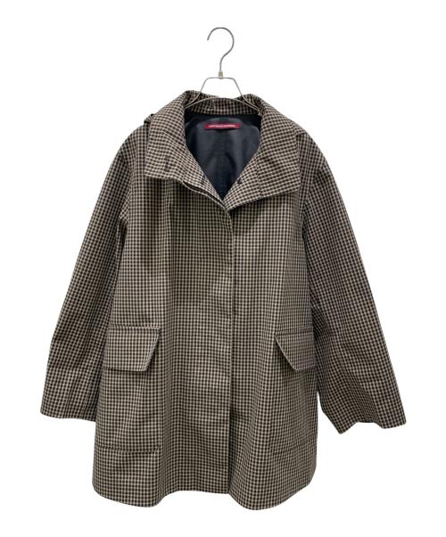 Comptoir des Cotonniers（コントワー・デ・コトニエ）Comptoir des Cotonniers (コントワー・デ・コトニエ) ブロックテックコート ブラウン×ブラック サイズ:9の古着・服飾アイテム