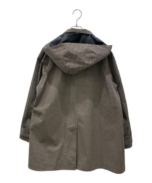 Comptoir des Cotonniers（コントワー・デ・コトニエ）Comptoir des Cotonniers (コントワー・デ・コトニエ) ブロックテックコート ブラウン×ブラック サイズ:9の古着・服飾アイテム