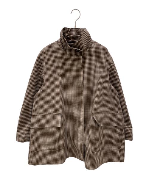 Comptoir des Cotonniers（コントワー・デ・コトニエ）Comptoir des Cotonniers (コントワー・デ・コトニエ) ブロックテックコート ブラウン×ブラック サイズ:9の古着・服飾アイテム