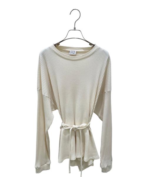 BASERANGE（ベースレンジ）BASERANGE (ベースレンジ) ロングスリーブプルオーバーカットソー ホワイト サイズ:Sの古着・服飾アイテム