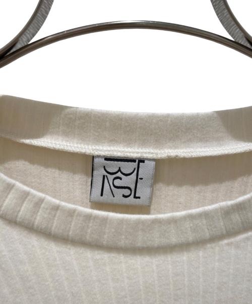 BASERANGE（ベースレンジ）BASERANGE (ベースレンジ) ロングスリーブプルオーバーカットソー ホワイト サイズ:Sの古着・服飾アイテム