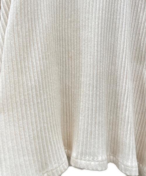BASERANGE（ベースレンジ）BASERANGE (ベースレンジ) ロングスリーブプルオーバーカットソー ホワイト サイズ:Sの古着・服飾アイテム