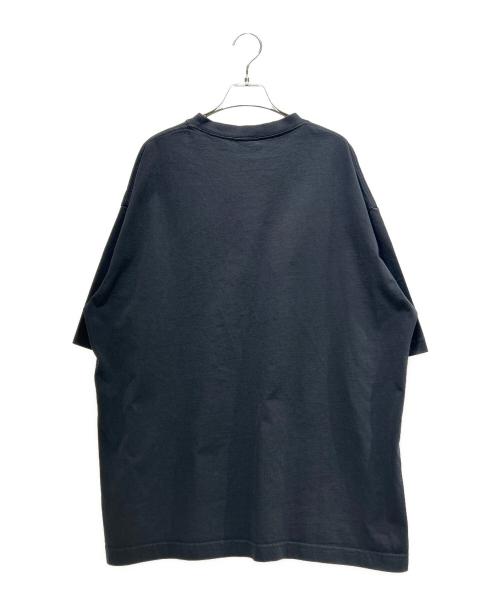 BALENCIAGA（バレンシアガ）BALENCIAGA (バレンシアガ) ミラープリントロゴTシャツ/612966TNVR21070 ブラック サイズ:XLの古着・服飾アイテム