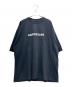BALENCIAGA（バレンシアガ）の古着「ミラープリントロゴTシャツ/612966TNVR21070」｜ブラック
