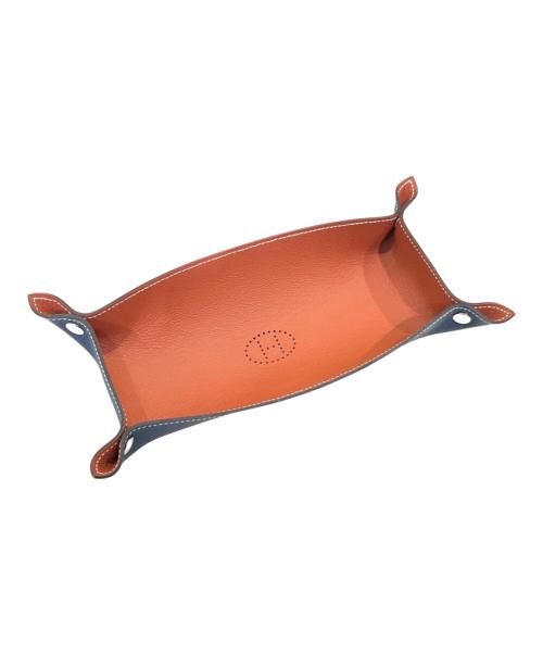 HERMES（エルメス）HERMES (エルメス) ペンケース 《ミーズ・エ・ルランス・デスク》 ネイビーの古着・服飾アイテム