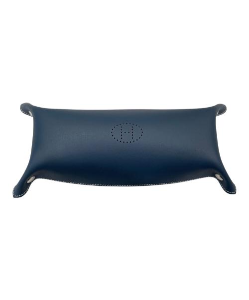 HERMES（エルメス）HERMES (エルメス) ペンケース 《ミーズ・エ・ルランス・デスク》 ネイビーの古着・服飾アイテム