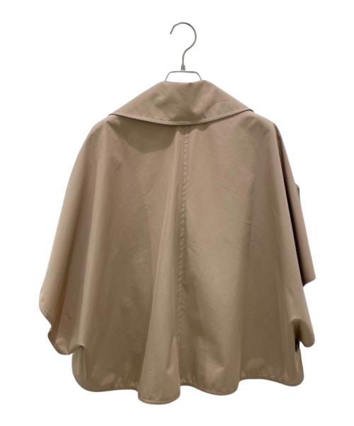 MaxMara（マックスマーラ）MaxMara (マックスマーラ) ピュアコットンケープ ベージュ サイズ:Freeの古着・服飾アイテム