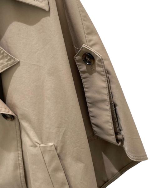 MaxMara（マックスマーラ）MaxMara (マックスマーラ) ピュアコットンケープ ベージュ サイズ:Freeの古着・服飾アイテム