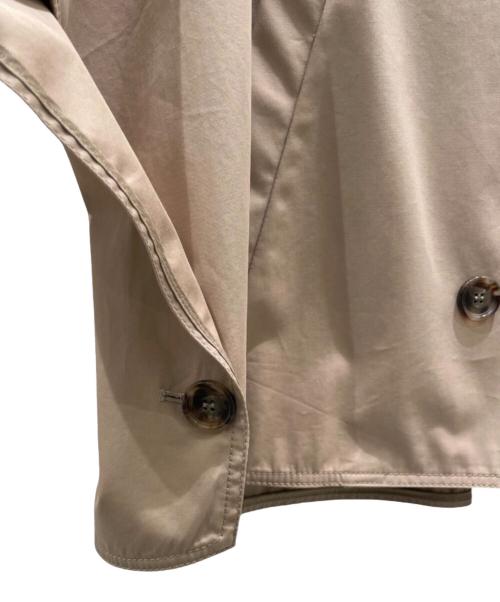 MaxMara（マックスマーラ）MaxMara (マックスマーラ) ピュアコットンケープ ベージュ サイズ:Freeの古着・服飾アイテム