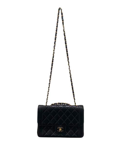 CHANEL（シャネル）CHANEL (シャネル) マトラッセ23/Wフラップチェーンショルダーバッグ ブラック サイズ:23の古着・服飾アイテム