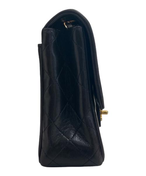 CHANEL（シャネル）CHANEL (シャネル) マトラッセ23/Wフラップチェーンショルダーバッグ ブラック サイズ:23の古着・服飾アイテム