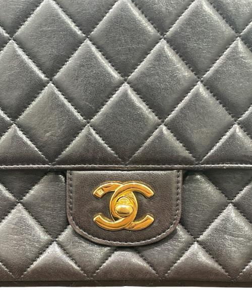 CHANEL（シャネル）CHANEL (シャネル) マトラッセ23/Wフラップチェーンショルダーバッグ ブラック サイズ:23の古着・服飾アイテム