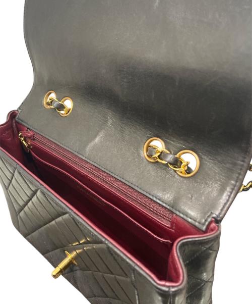 CHANEL（シャネル）CHANEL (シャネル) マトラッセ23/Wフラップチェーンショルダーバッグ ブラック サイズ:23の古着・服飾アイテム