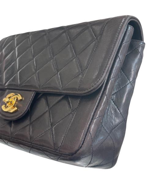 CHANEL（シャネル）CHANEL (シャネル) マトラッセ23/Wフラップチェーンショルダーバッグ ブラック サイズ:23の古着・服飾アイテム