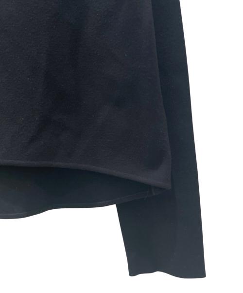 FOXEY（フォクシー）FOXEY (フォクシー) フリルキャミソール付長袖カットソー ブラック サイズ:38の古着・服飾アイテム