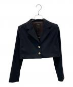 daisy lin for foxeyデイジーリン フォー フォクシー）の古着「ショート丈クロップドジャケット」｜ブラック