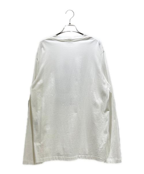 CELINE（セリーヌ）CELINE (セリーヌ) 16 Loose Print Long Sleeve T-Shirt/16 ルーズ プリント ロングスリーブ 長袖Tシャツ/2X86N507Z.01OB ホワイト サイズ:Sの古着・服飾アイテム