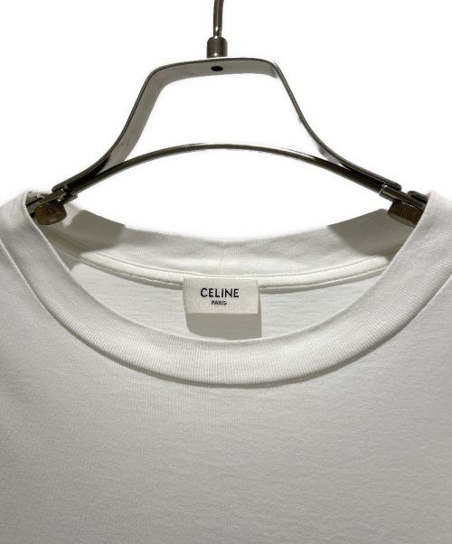 CELINE（セリーヌ）CELINE (セリーヌ) 16 Loose Print Long Sleeve T-Shirt/16 ルーズ プリント ロングスリーブ 長袖Tシャツ/2X86N507Z.01OB ホワイト サイズ:Sの古着・服飾アイテム