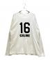 CELINE（セリーヌ）の古着「16 Loose Print Long Sleeve T-Shirt/16 ルーズ プリント ロングスリーブ 長袖Tシャツ/2X86N507Z.01OB」｜ホワイト