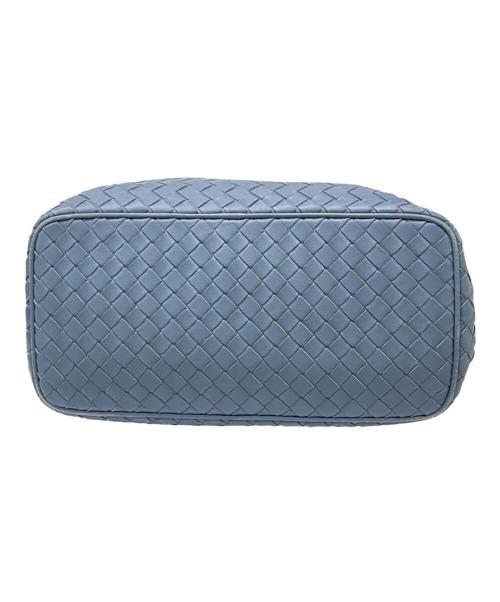 BOTTEGA VENETA（ボッテガベネタ）BOTTEGA VENETA (ボッテガベネタ) イントレチャート ワン ショルダーバッグ ブルーの古着・服飾アイテム